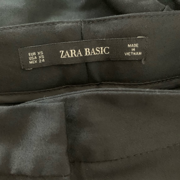 Zara High Waisted Crochet Ankle Dress Pants - Picture 5 of 5